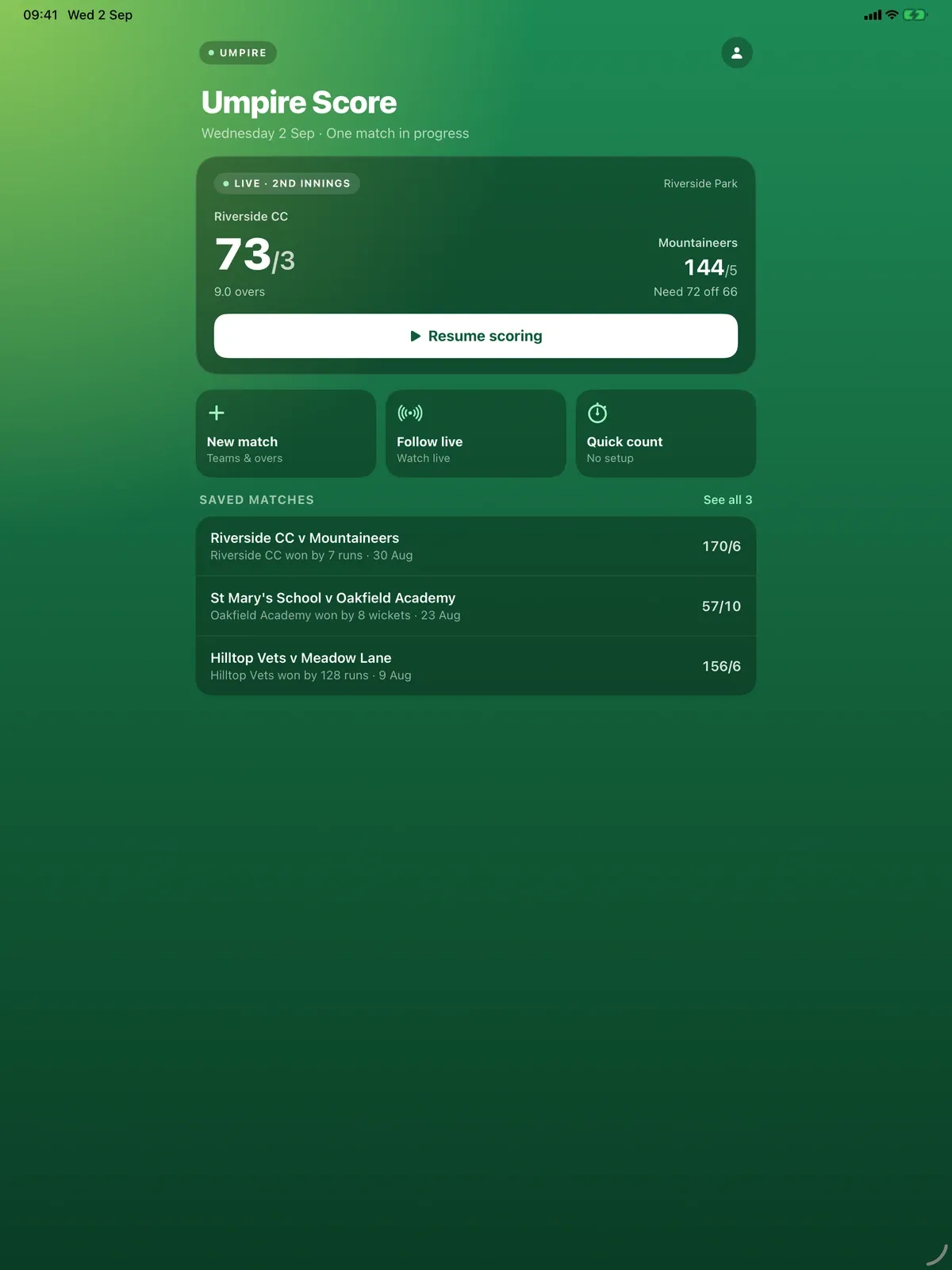 Umpire Score screenshot 9