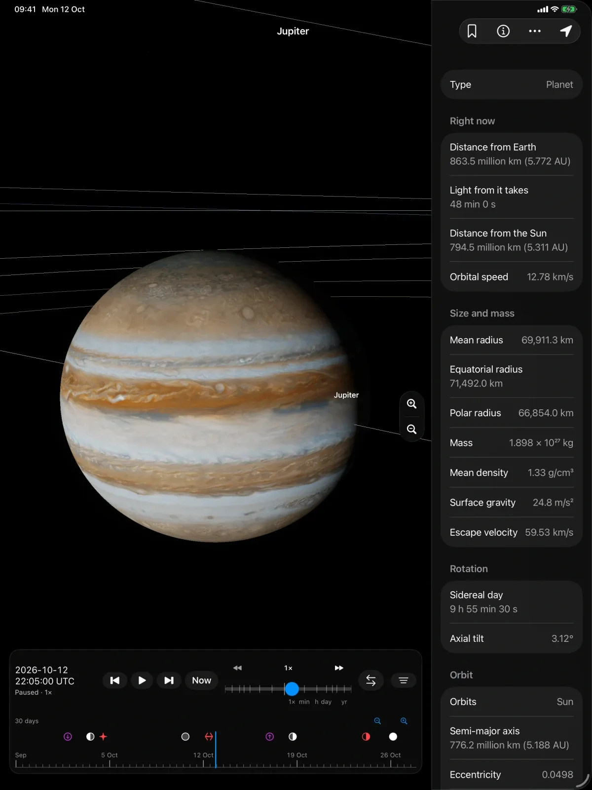Solar: Solar System Explorer screenshot 9