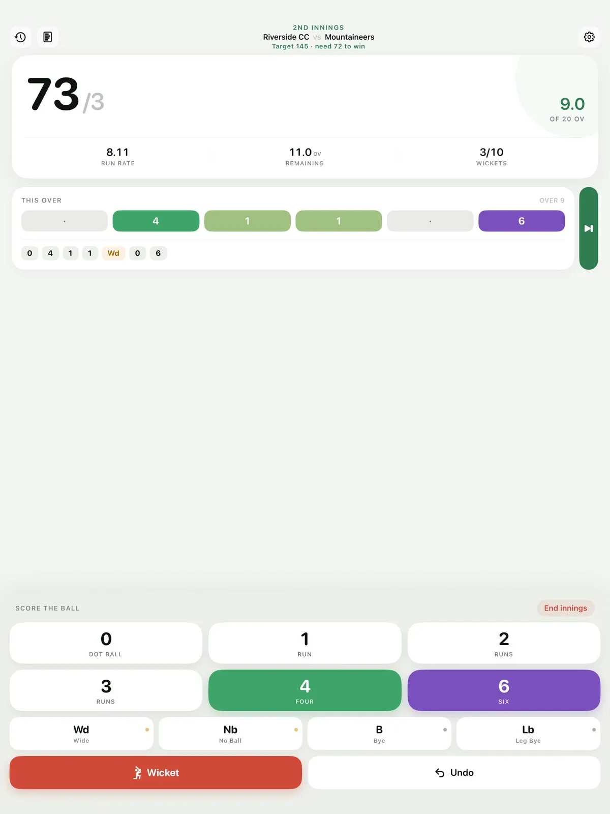 Umpire Score screenshot 10