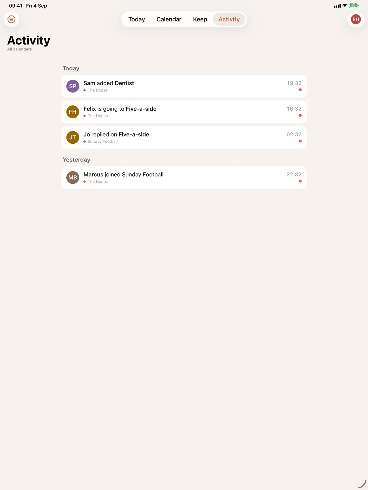 Mingle - Shared Calendar screenshot 12