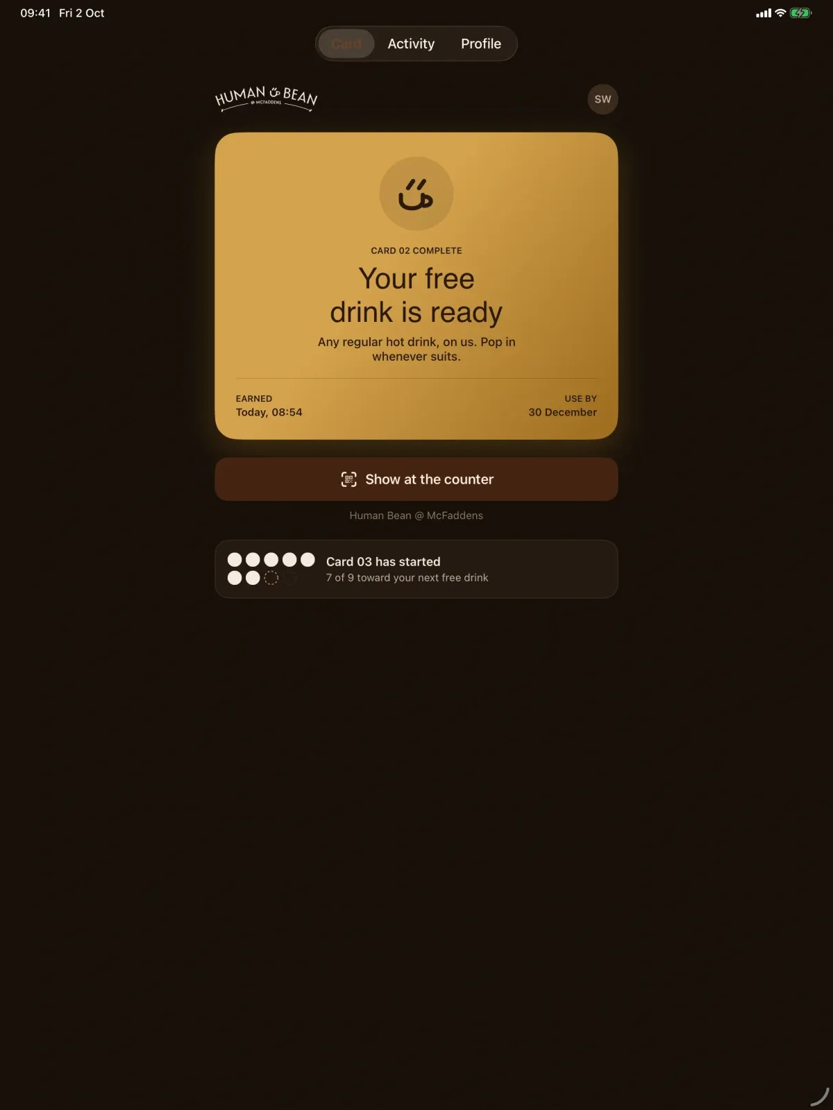 Human Bean screenshot 9 (dark mode)