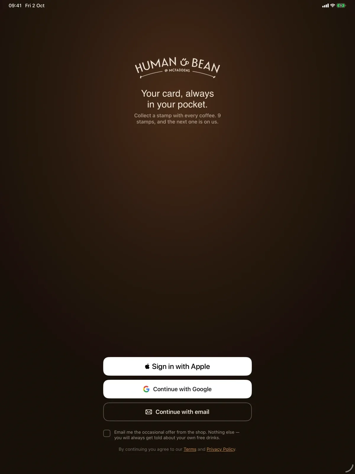 Human Bean screenshot 11 (dark mode)