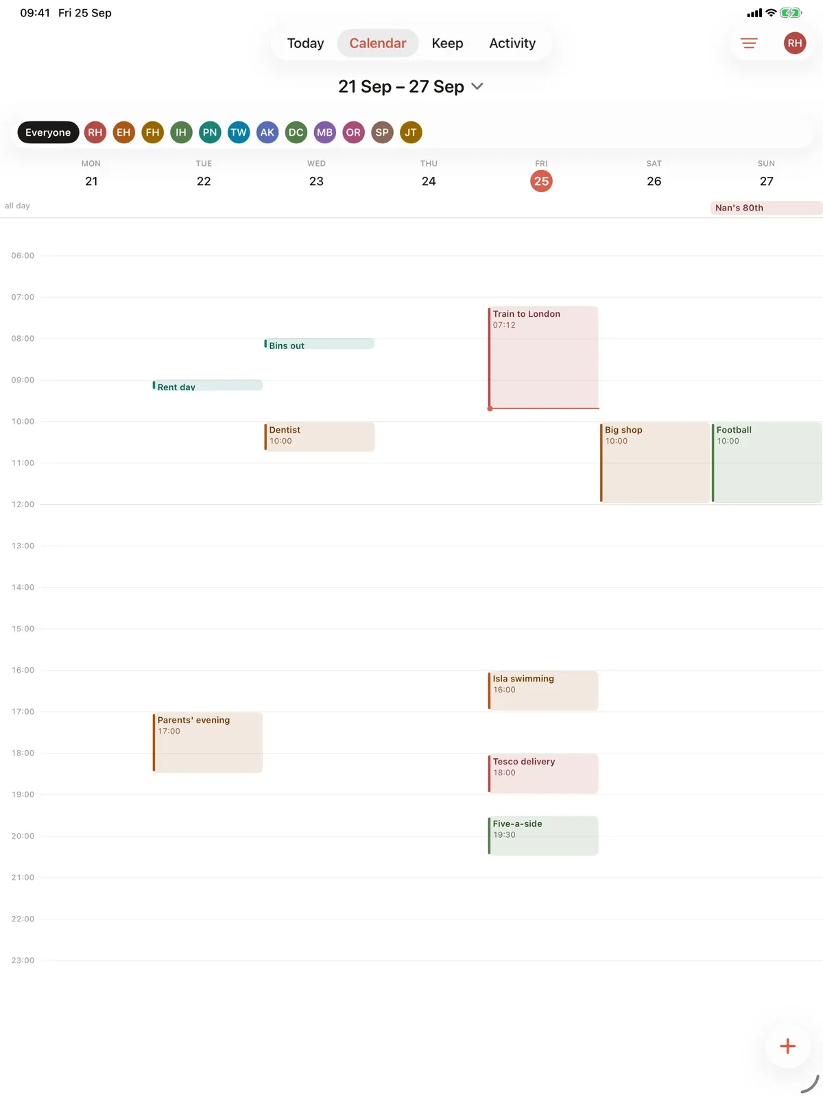 Mingle - Shared Calendar screenshot 10 (light mode)