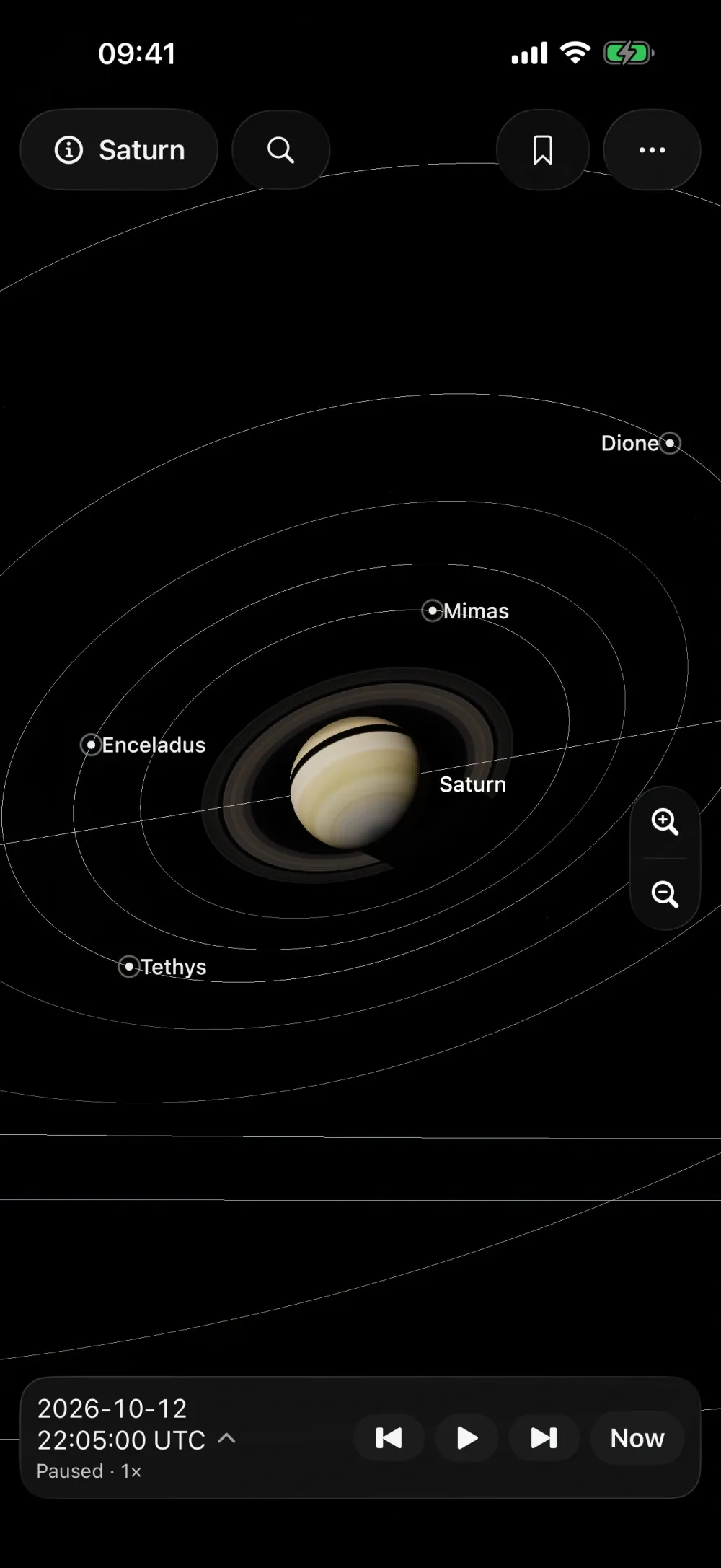 Solar: Solar System Explorer on iPhone