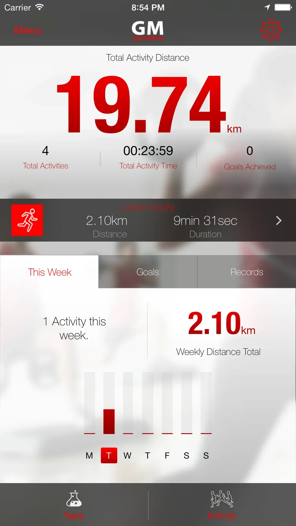 GymMate - Running, Cycling & Fitness Tracker on iPhone