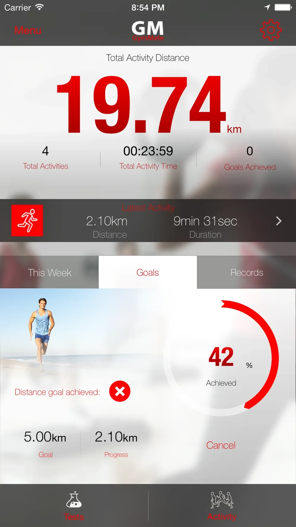 GymMate - Running, Cycling & Fitness Tracker screenshot 2