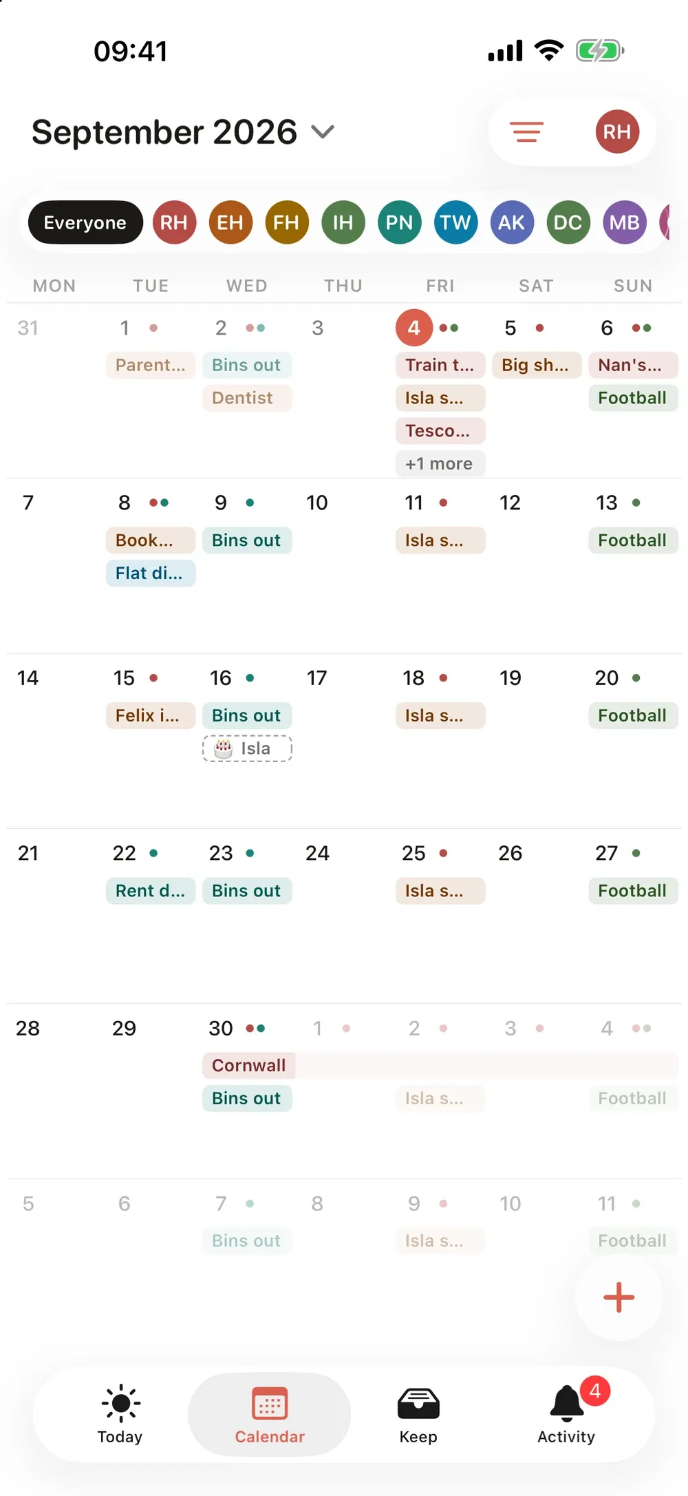 Mingle - Shared Calendar screenshot 3