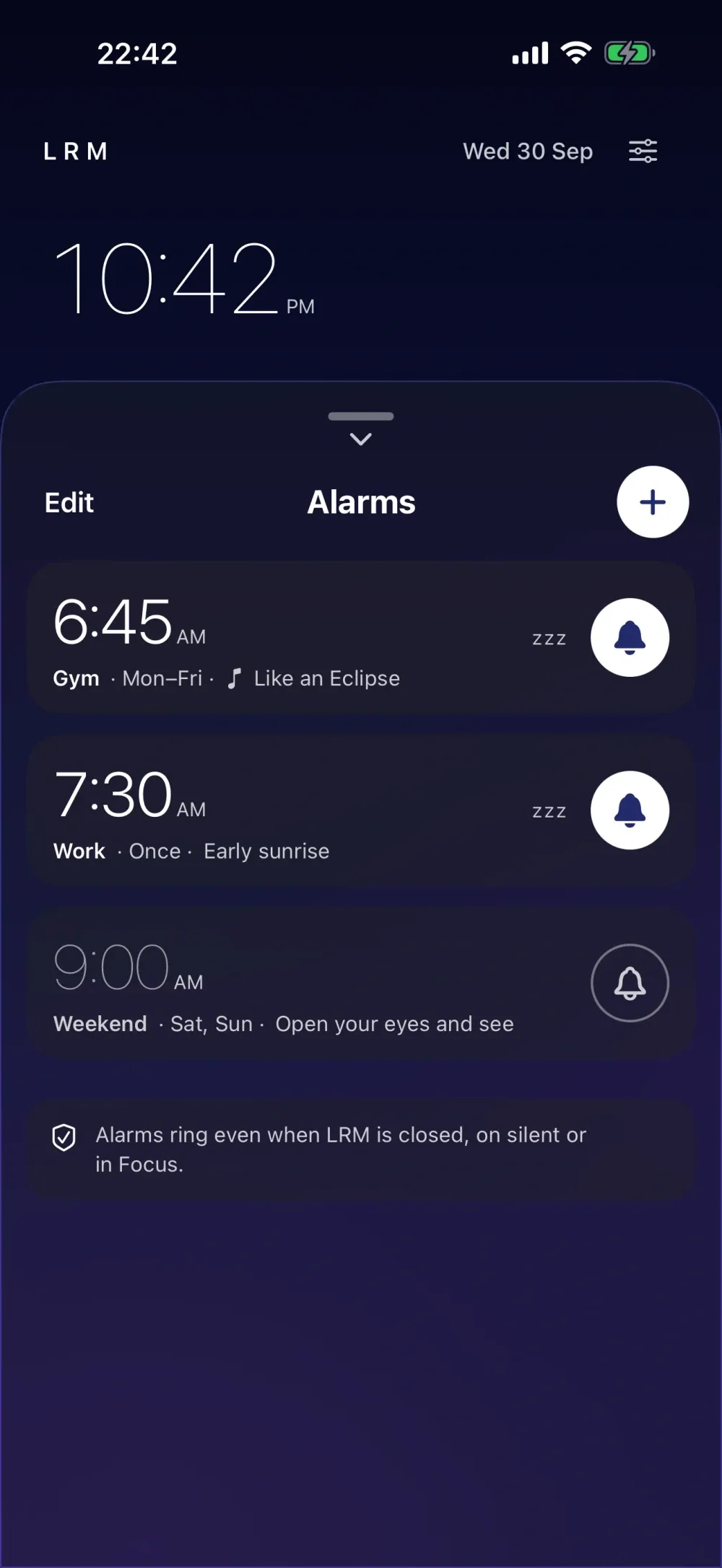 LRM - Nightstand alarm clock screenshot 6