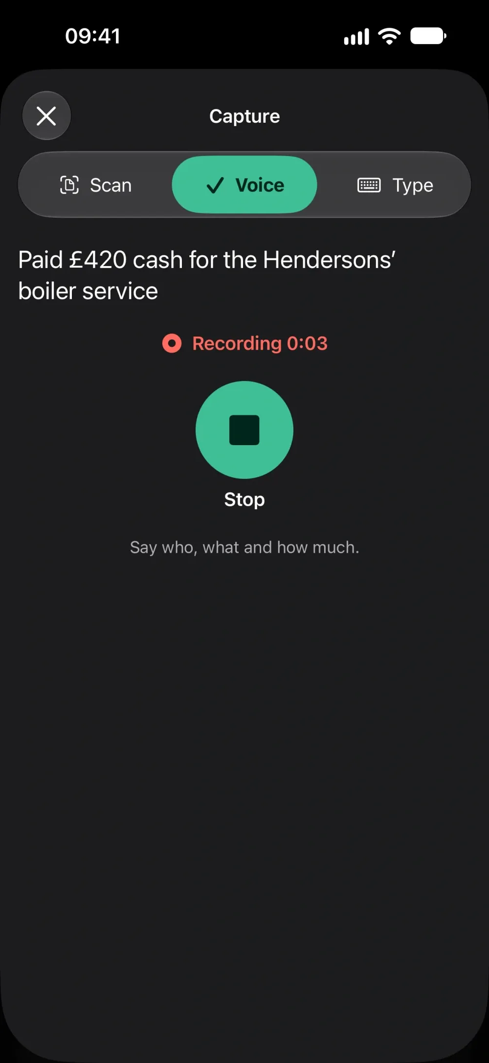 Graft: MTD for Trades screenshot 2 (dark mode)