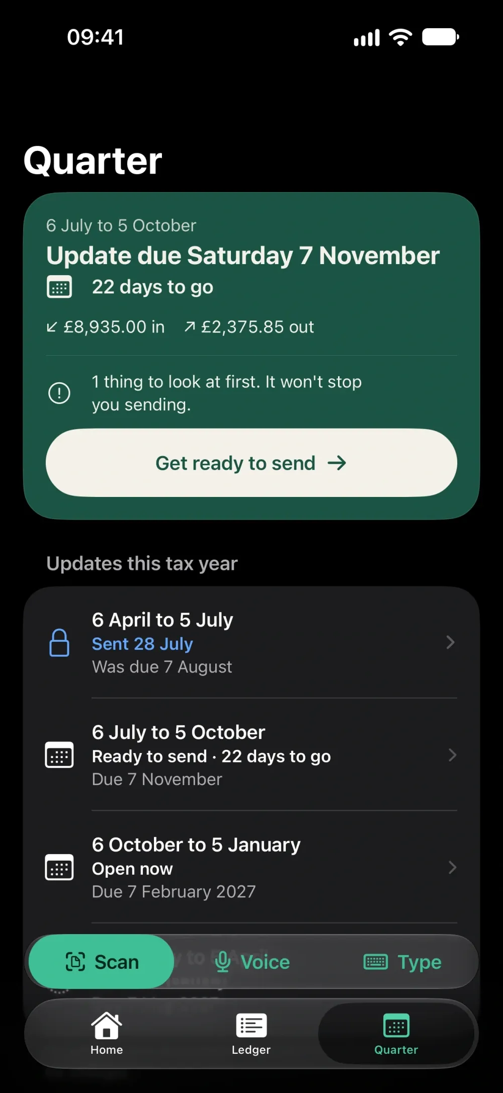 Graft: MTD for Trades screenshot 5 (dark mode)