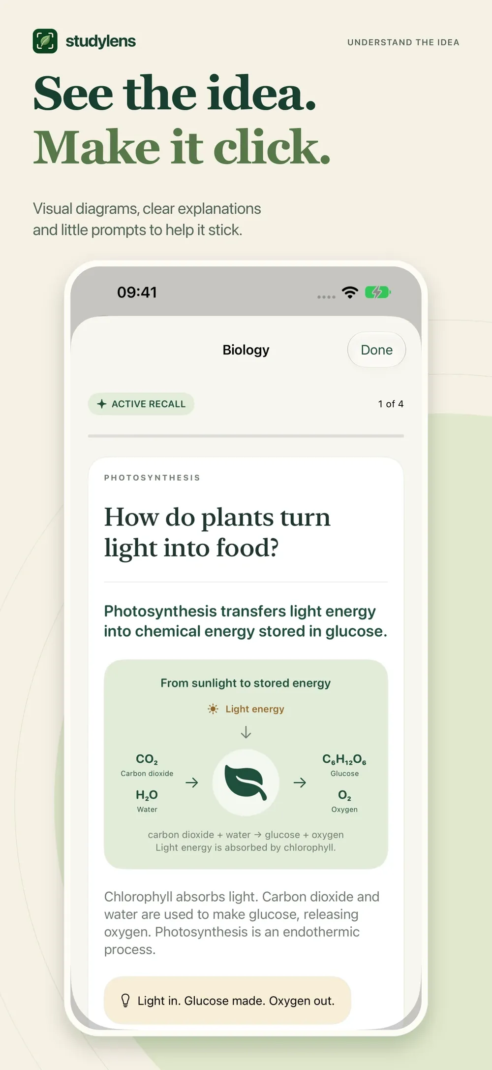 StudyLens screenshot 2 (light mode)