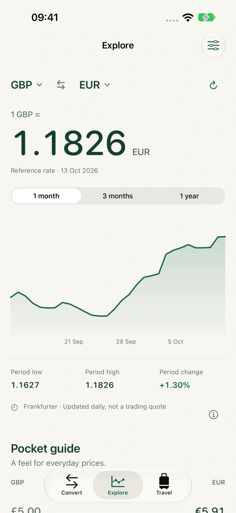 Tandem Currency screenshot 3 (light mode)