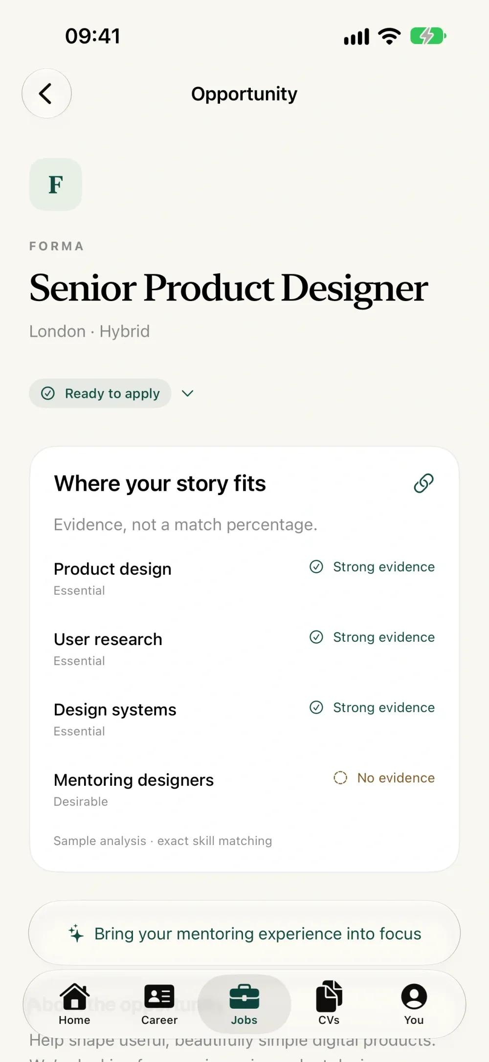 Shortlist screenshot 6 (light mode)