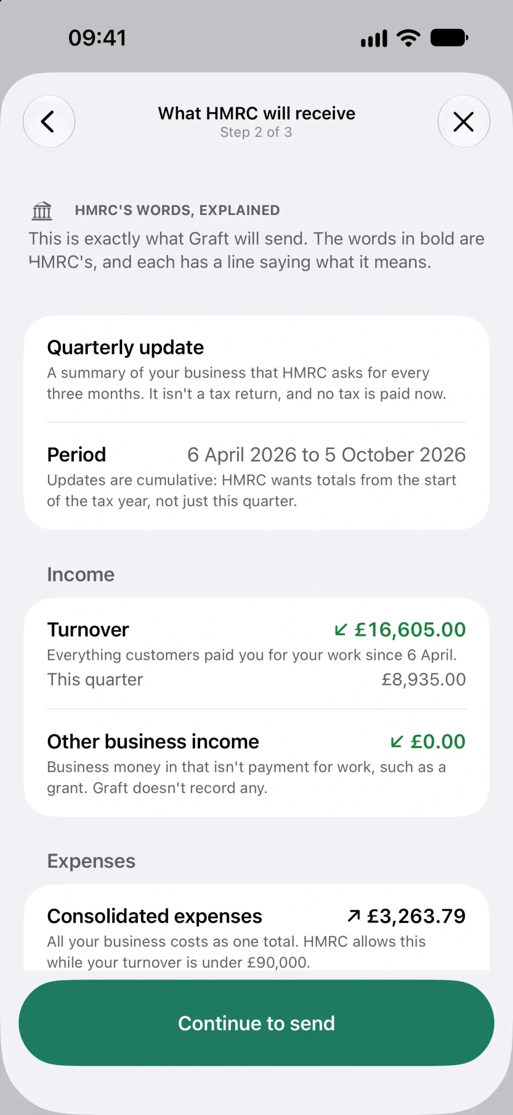 Graft: MTD for Trades screenshot 6 (light mode)