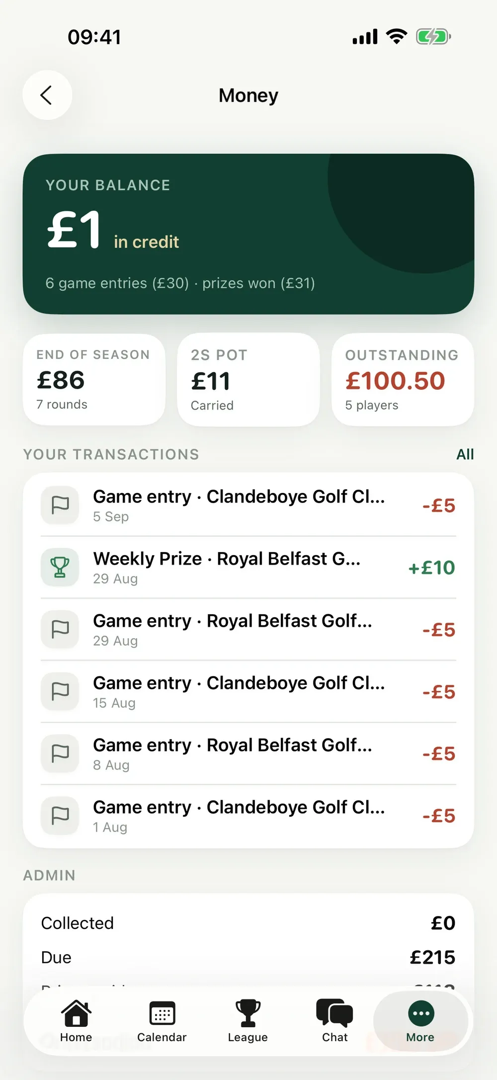 ScoreHouse screenshot 6 (light mode)
